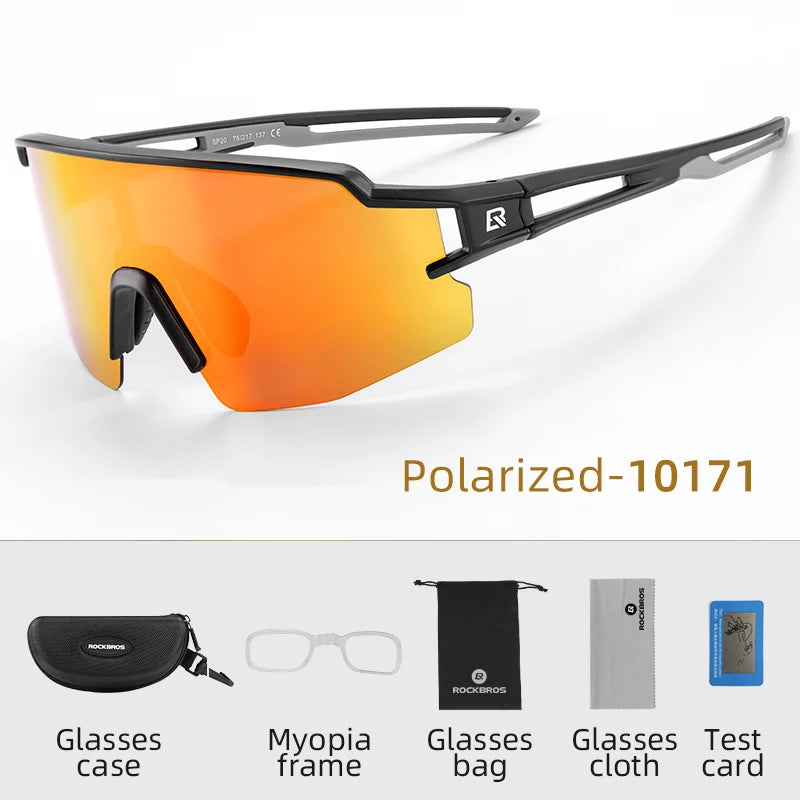 Rockbros Cycling Sunglasses Polarized UV400 Outdoor Sports Eyewear