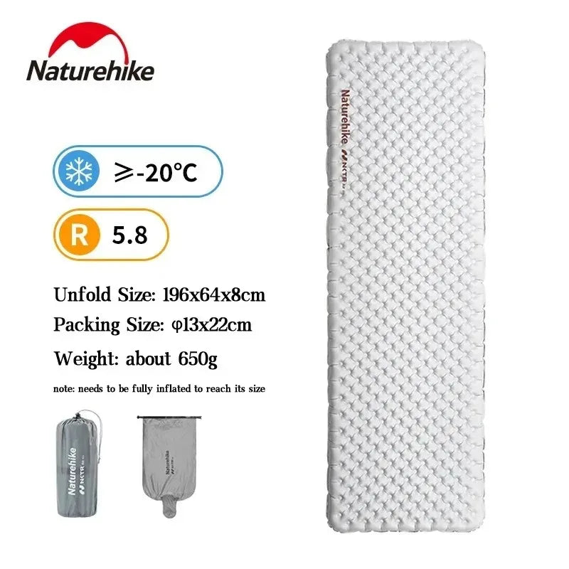 Naturehike Ultralight Inflatable Sleeping Pad For Outdoor Camping