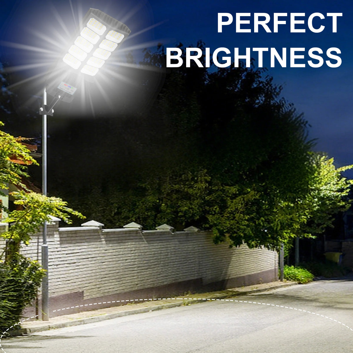 Solar LED Street Lights With Motion Sensor And Remote Control