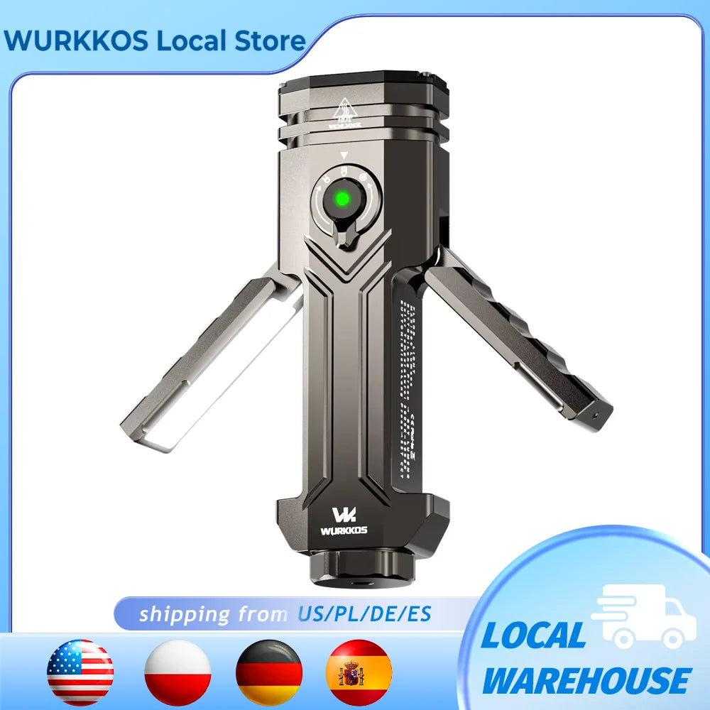 Wurkkos HD02 LED Camping Lamp Portable Outdoor Flashlight