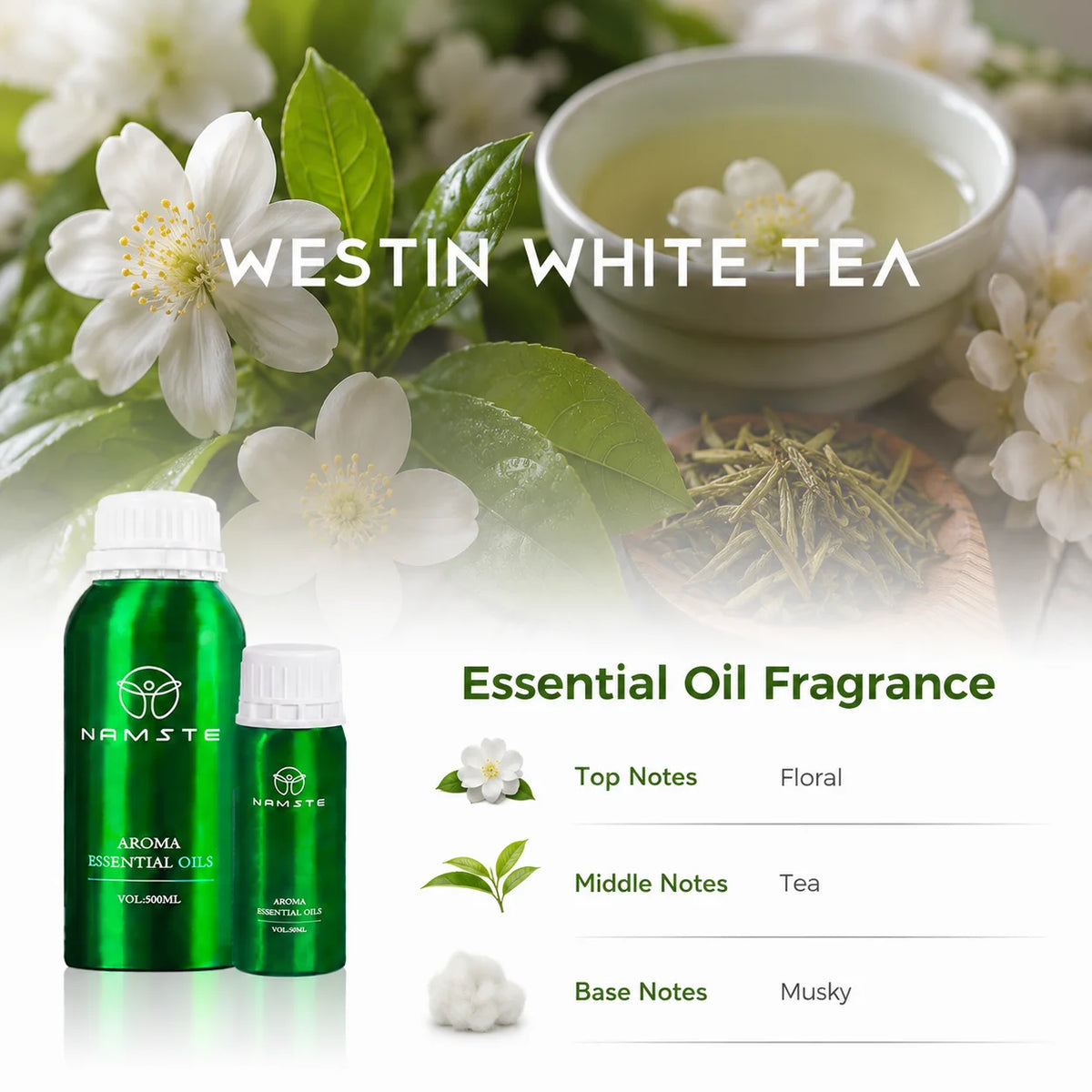 NAMSTE Jasmine Essential Oil Fragrance For Home And Office