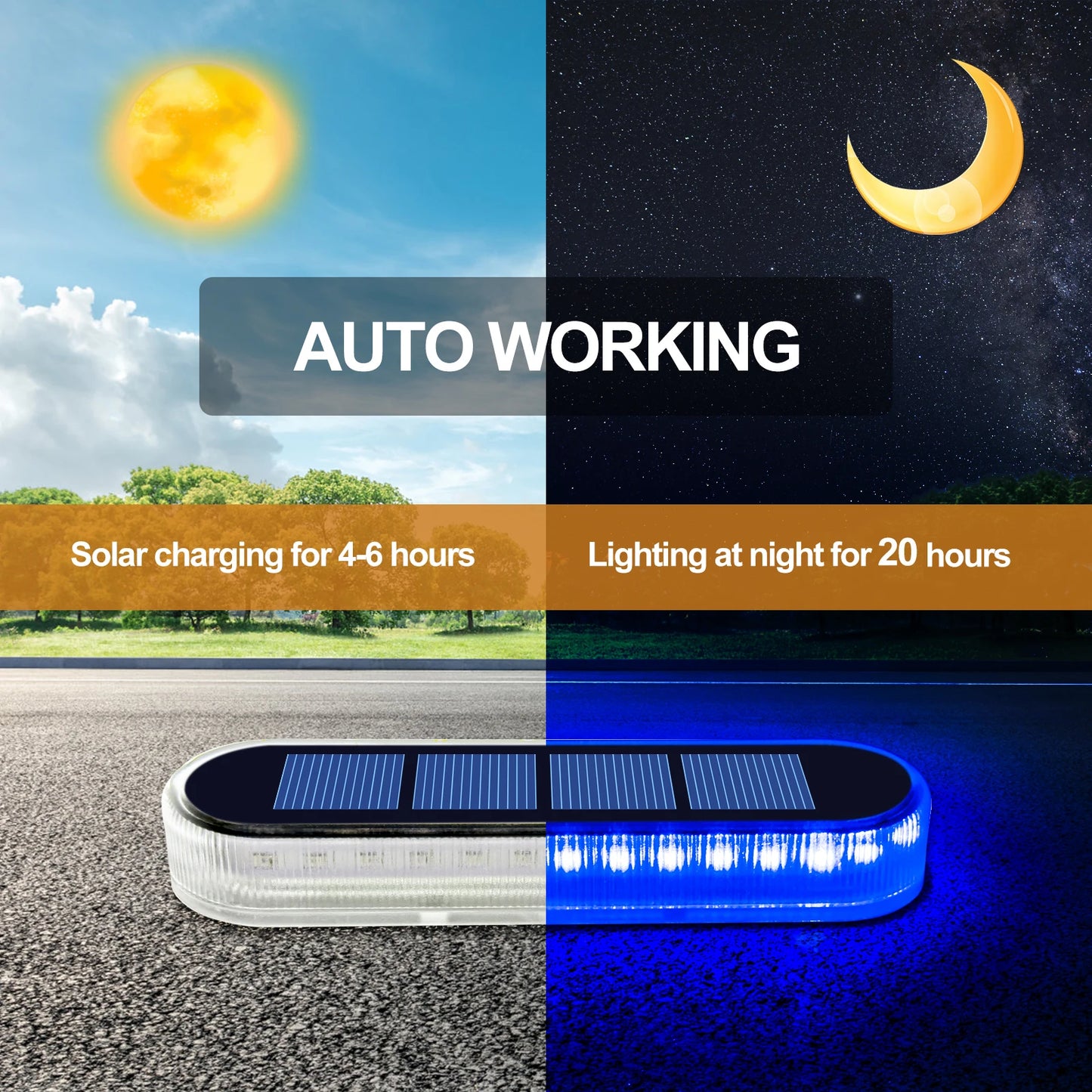 Solar Led Deck Lights Four Pack Waterproof Outdoor Automatic Control
