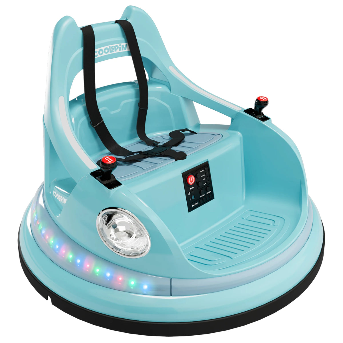 HiMISS Electric Kids Bumper Car With Parent Remote And Spin