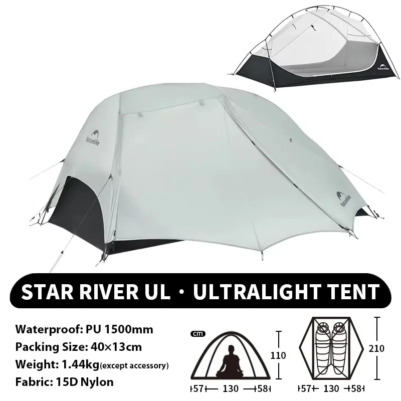 Naturehike Star River UL Ultralight Double Layer Backpacking Tent