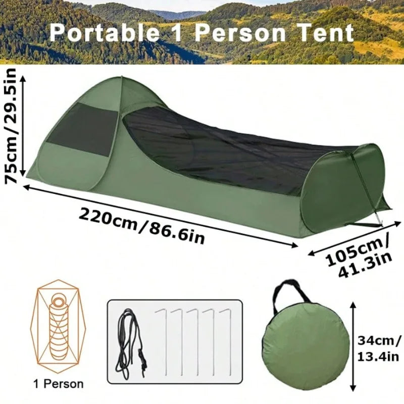 Quick Opening Mosquito Proof Camping Tent for Outdoor Adventures