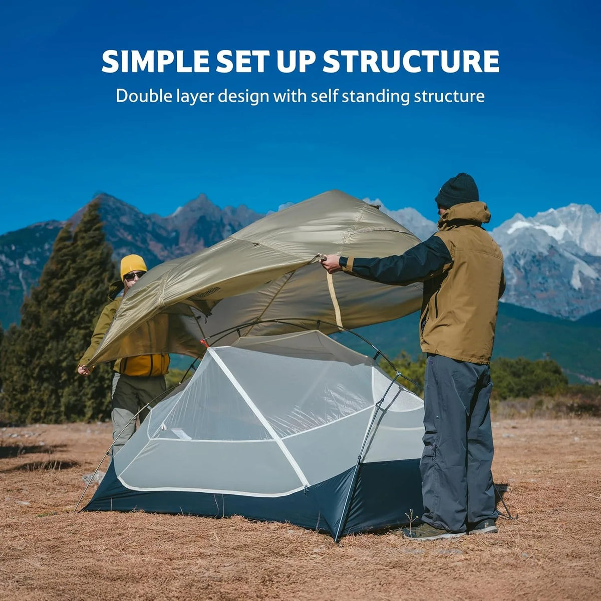 Naturehike Mongar Double Layer Ultralight Waterproof Backpacking Tent