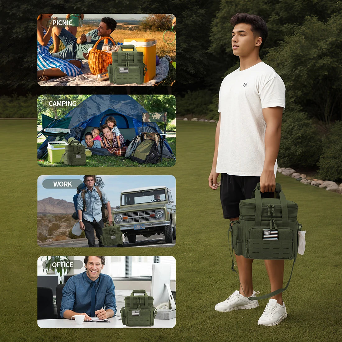 ReFire Gear Tactical Insulated Lunch Box Leak Proof Cooler Bag