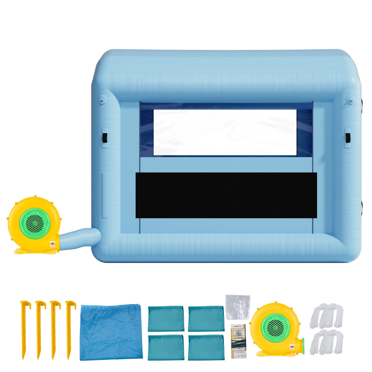 SucceBuy Inflatable Paint Booth With Blower And Air Filtration
