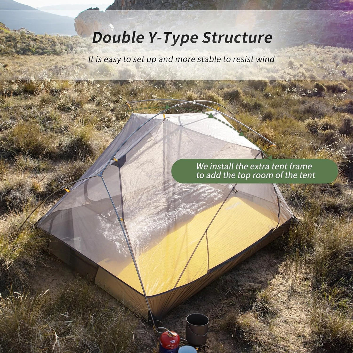Naturehike Mongar Two Person Ultralight Waterproof Camping Tent