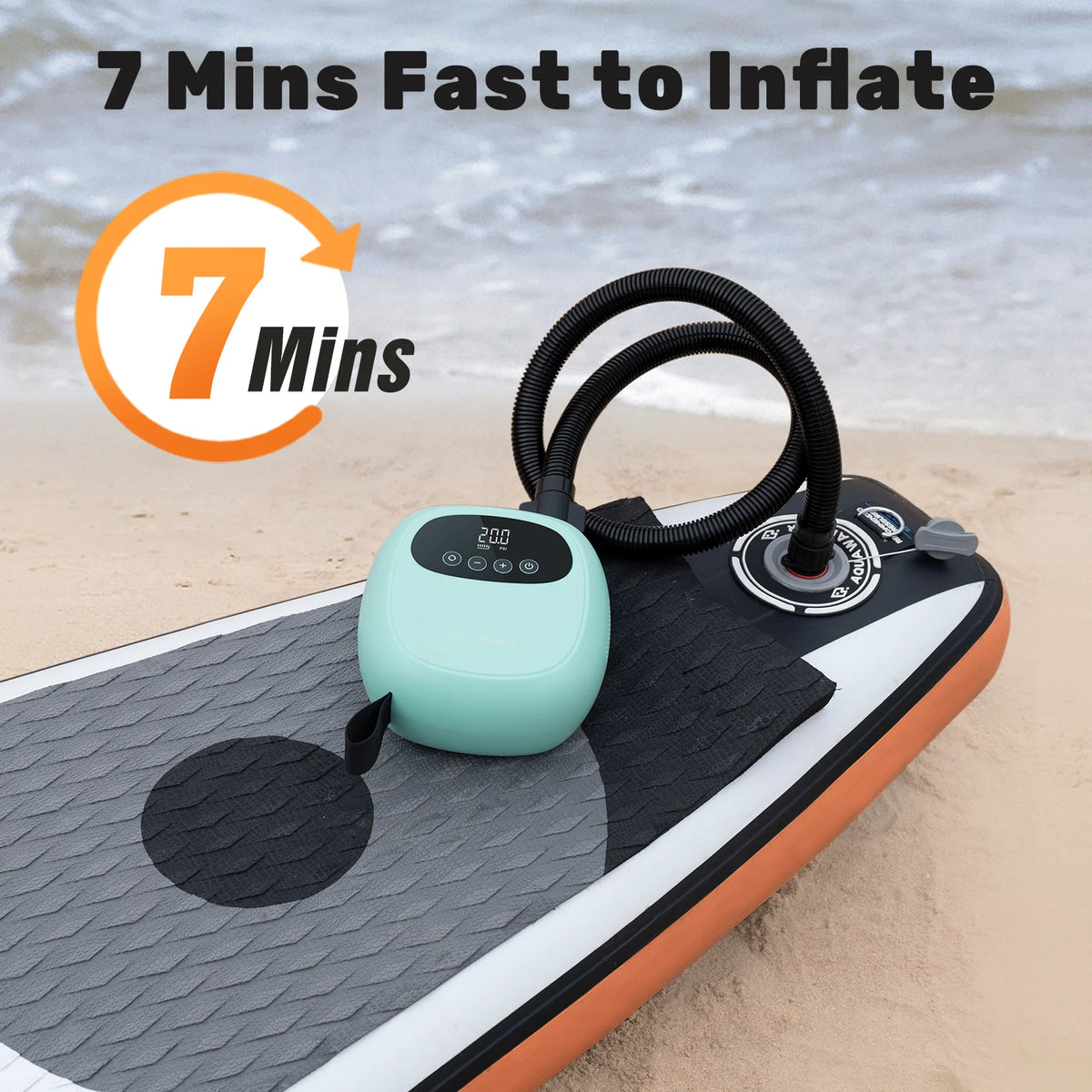 Dwndpump DP3 Electric SUP Pump With Battery Paddle Board Inflator