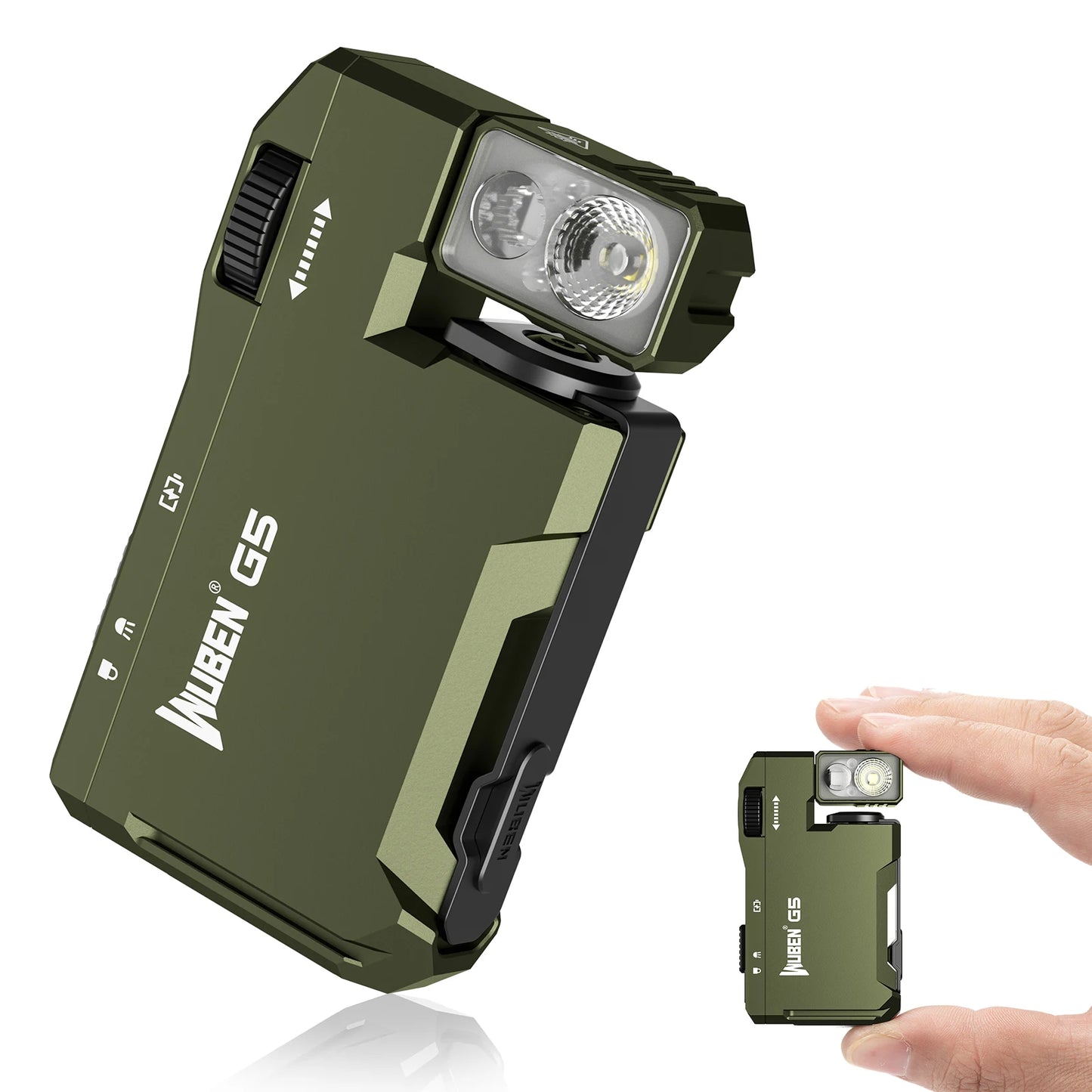 Wuben G5 Multi Color Flashlight 400 Lumen Rechargeable