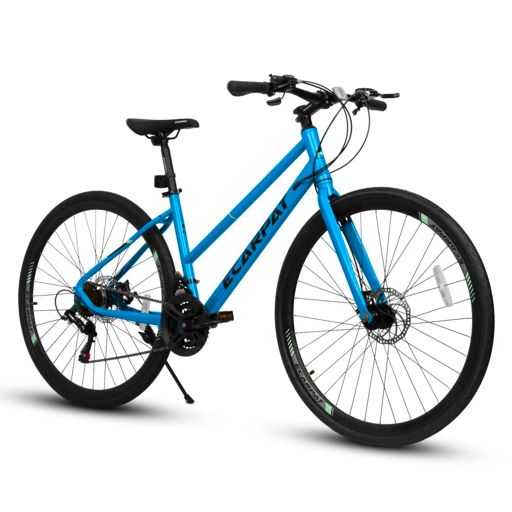 Adult Road Bike With 21 Speed Gears And Dual Disc Brakes