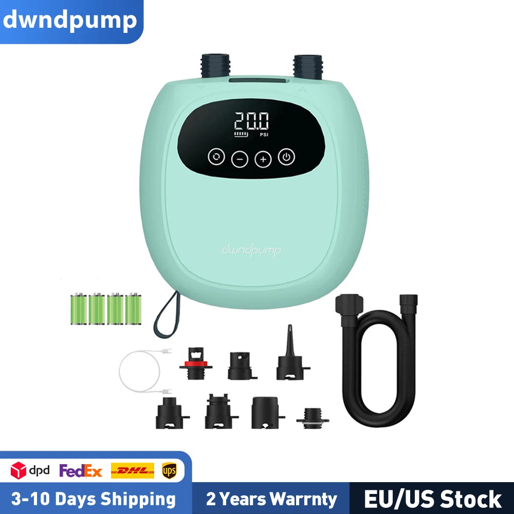 Dwndpump DP3 Electric SUP Pump With Battery Paddle Board Inflator