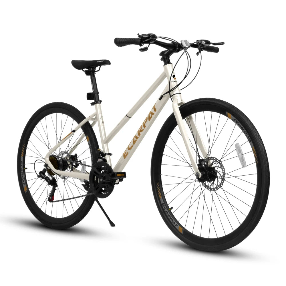Adult Road Bike With 21 Speed Gears And Dual Disc Brakes