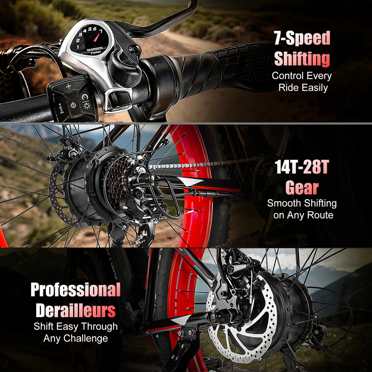 EOEOTWO Heavy Duty Electric Bicycle With Front Suspension