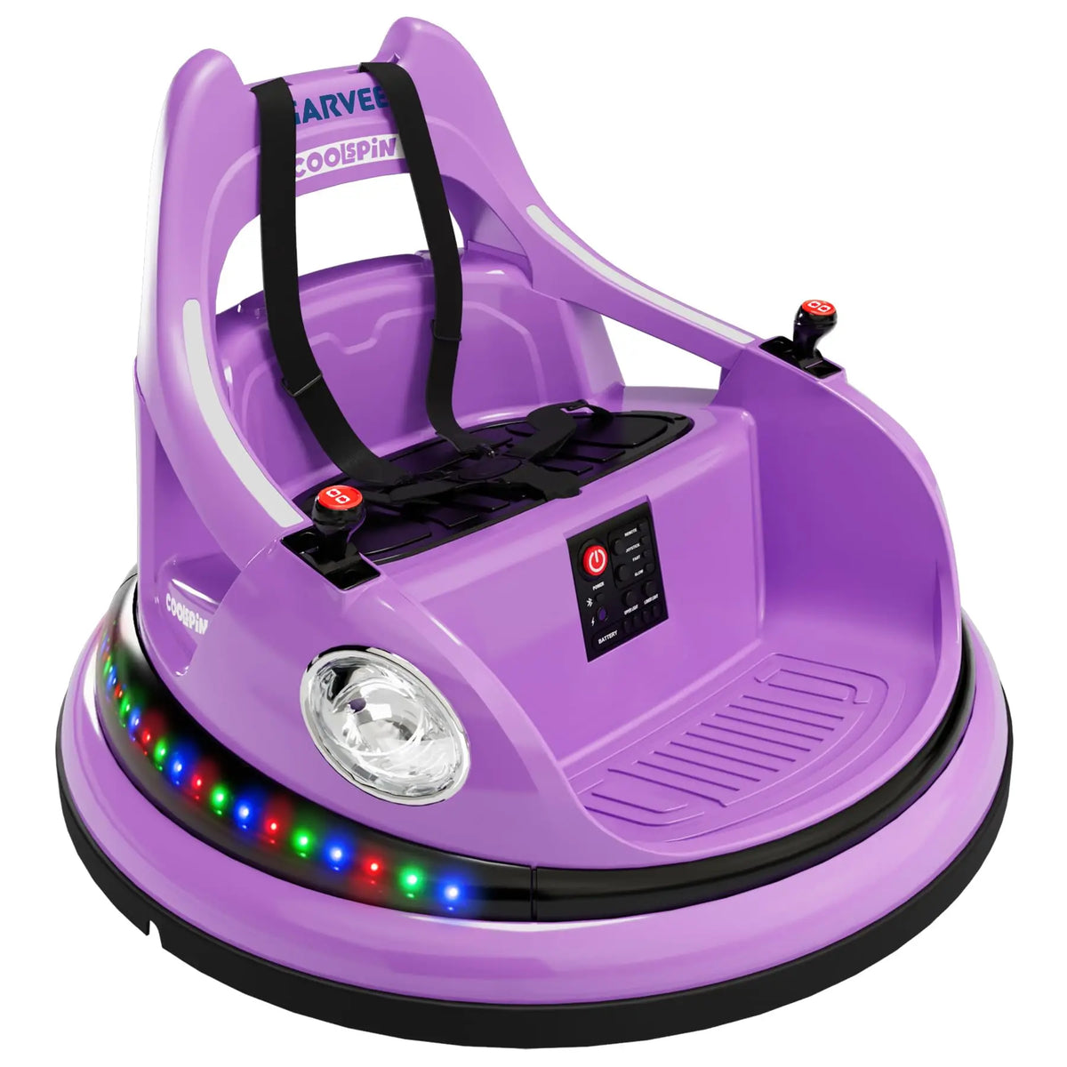 HiMISS Electric Kids Bumper Car With Parent Remote And Spin