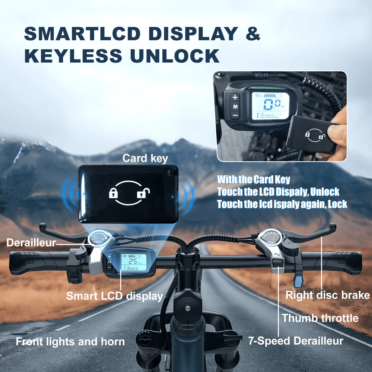 EOEOTWO 750W Peak Electric Mountain Bike With Full Suspension