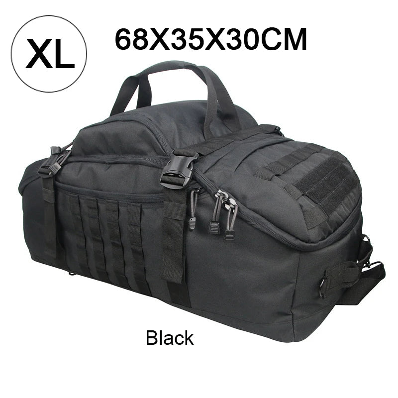 LQARMY Large Capacity Waterproof Travel Duffle Bag Gym Fitness Weekend