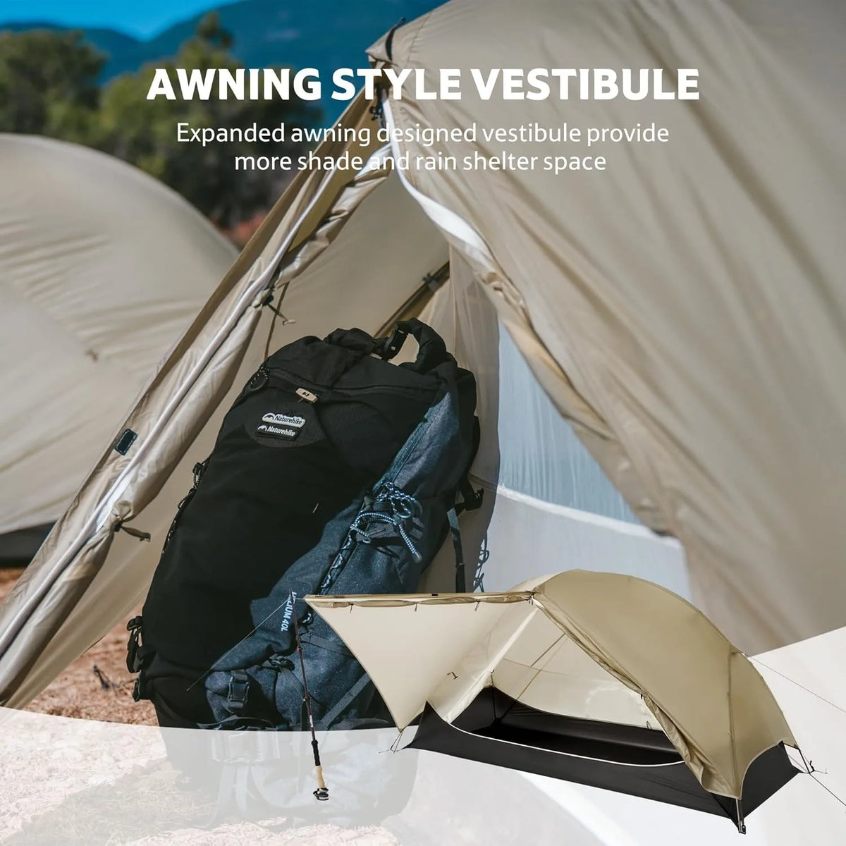 Naturehike Mongar Double Layer Ultralight Waterproof Backpacking Tent
