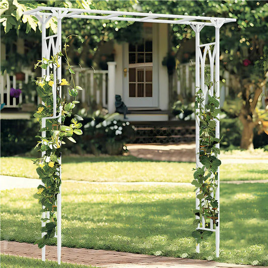 Metal Garden Arch Arbor For Outdoor Wedding And Pergola Trellis