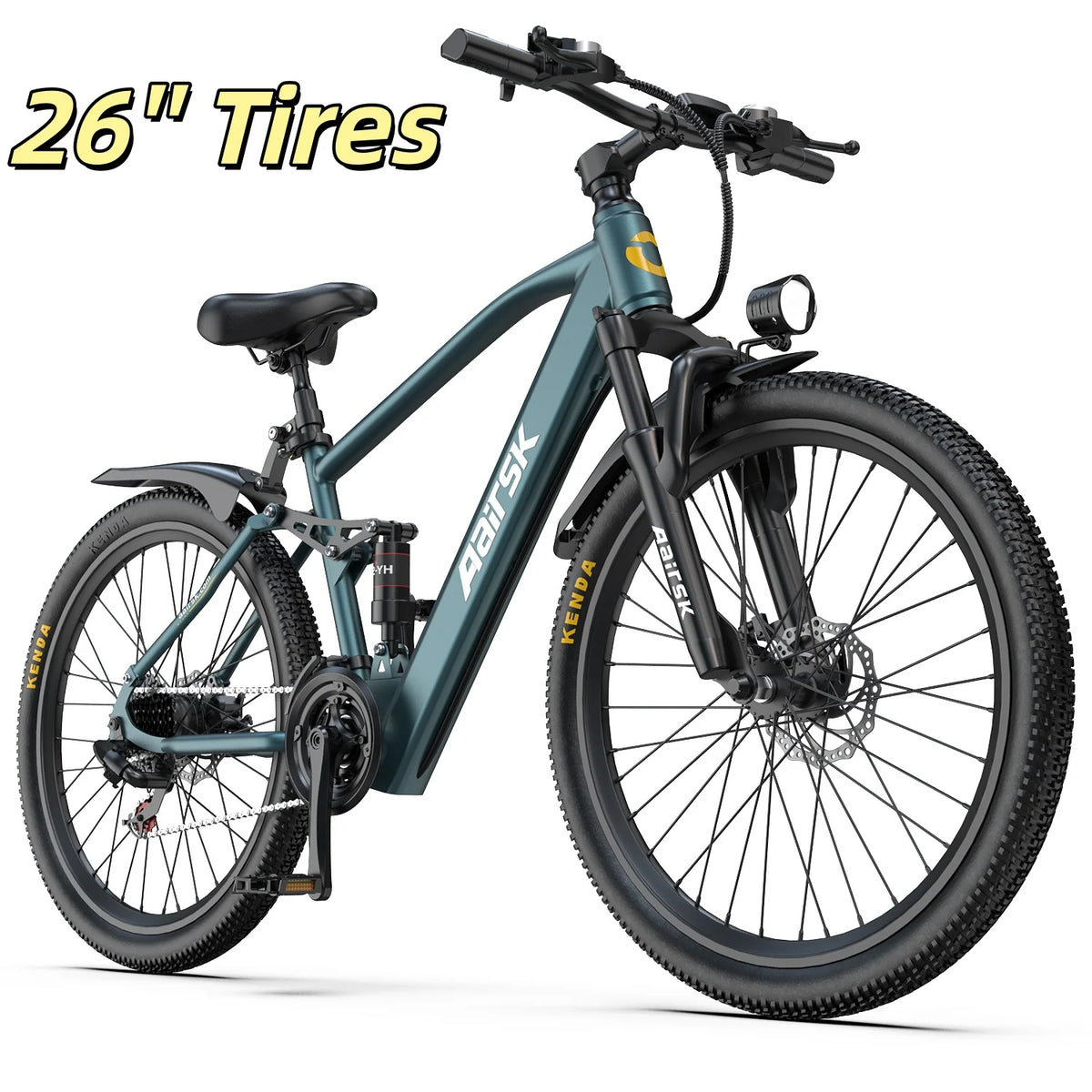 EOEOTWO 750W Peak Electric Mountain Bike With Full Suspension