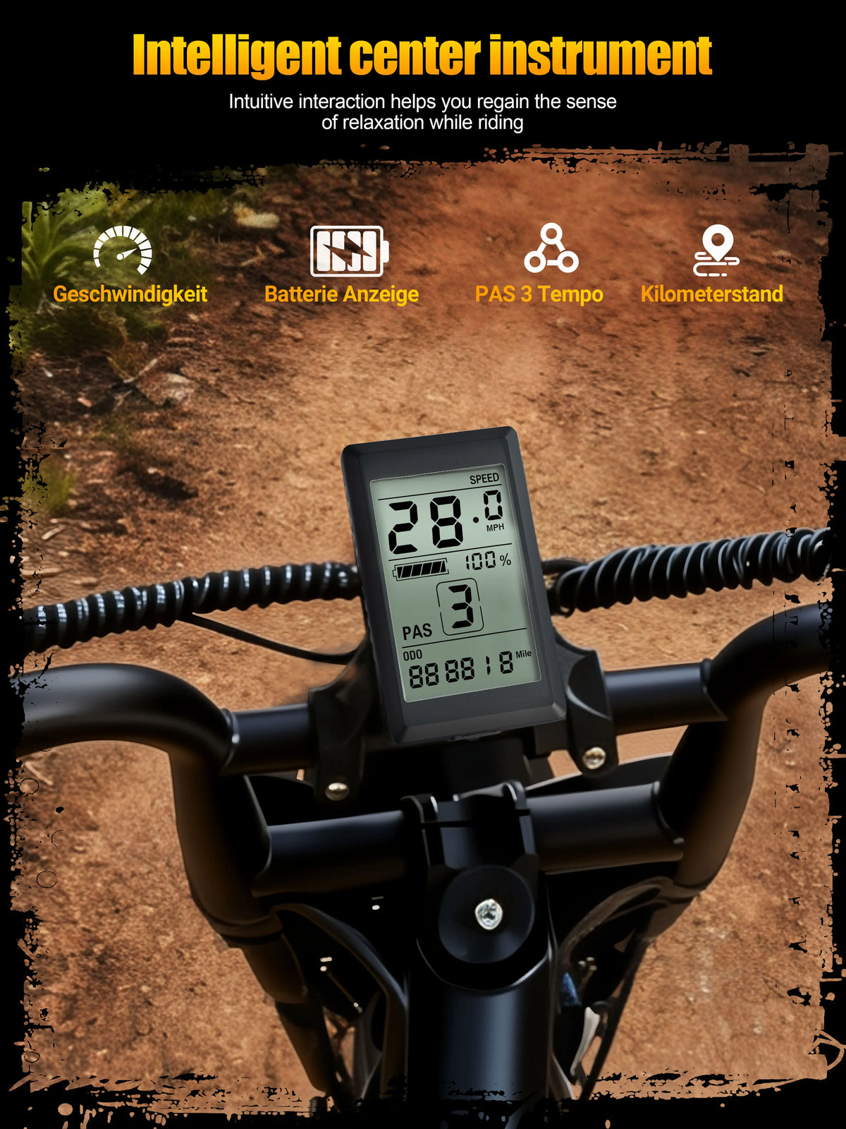 ESKUTE V100 Electric Dirt Bike With 750W Motor Dual Suspension